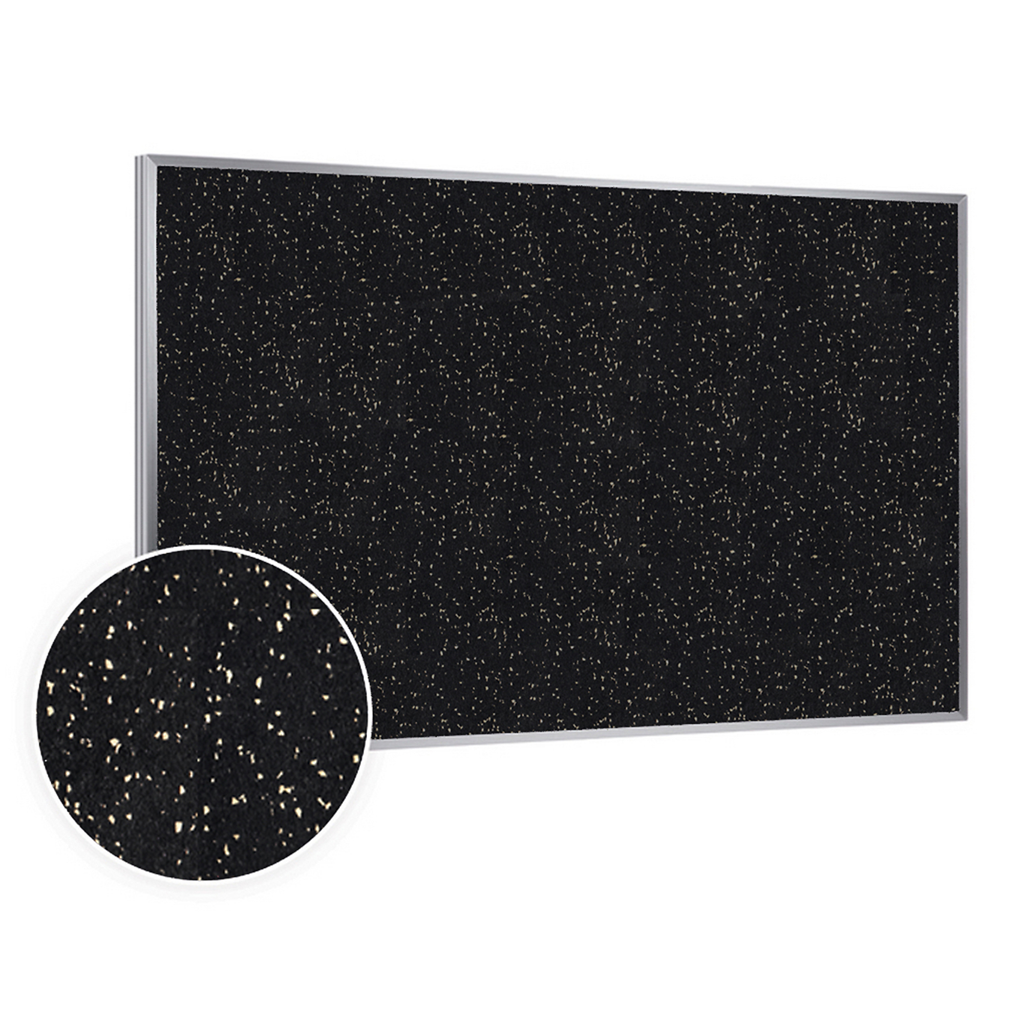 Ghent, Recycled Bulletin Board w/Alum, 3ft.x4ft., Tan, Color Finish Khaki, Model# ATR34-TN